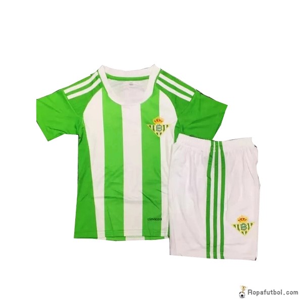 Camiseta Real Betis Replica Primera Ropa Niños 2016/17 Verde